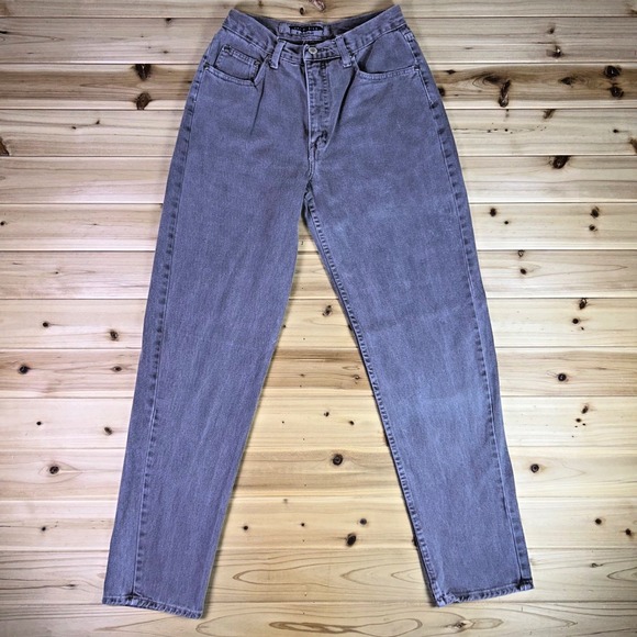 Vintage Anchor Blue Jeans Womens 9/10 Gray Wash Loose High Rise Denim Jeans - Picture 1 of 9